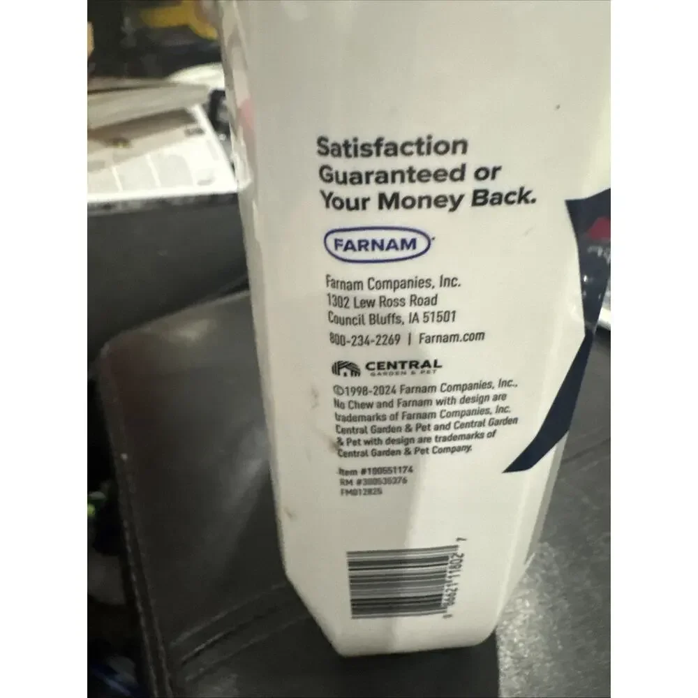 Farnam No Chew Spray 32 oz Bitter Deterrent Stops Chewing & Cribbing Horses Dogs
